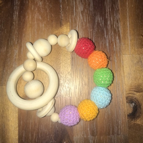 Natural wood teething rings - Picture 2 of 8